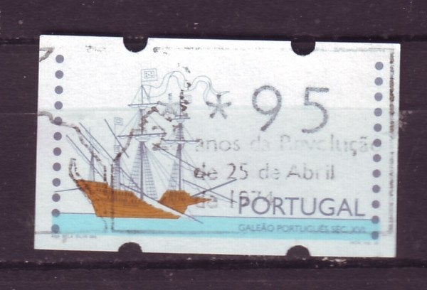 Portugal Automaatzegel Mi 10 gest, Ophalen of Verzenden, Portugal, Gestempeld