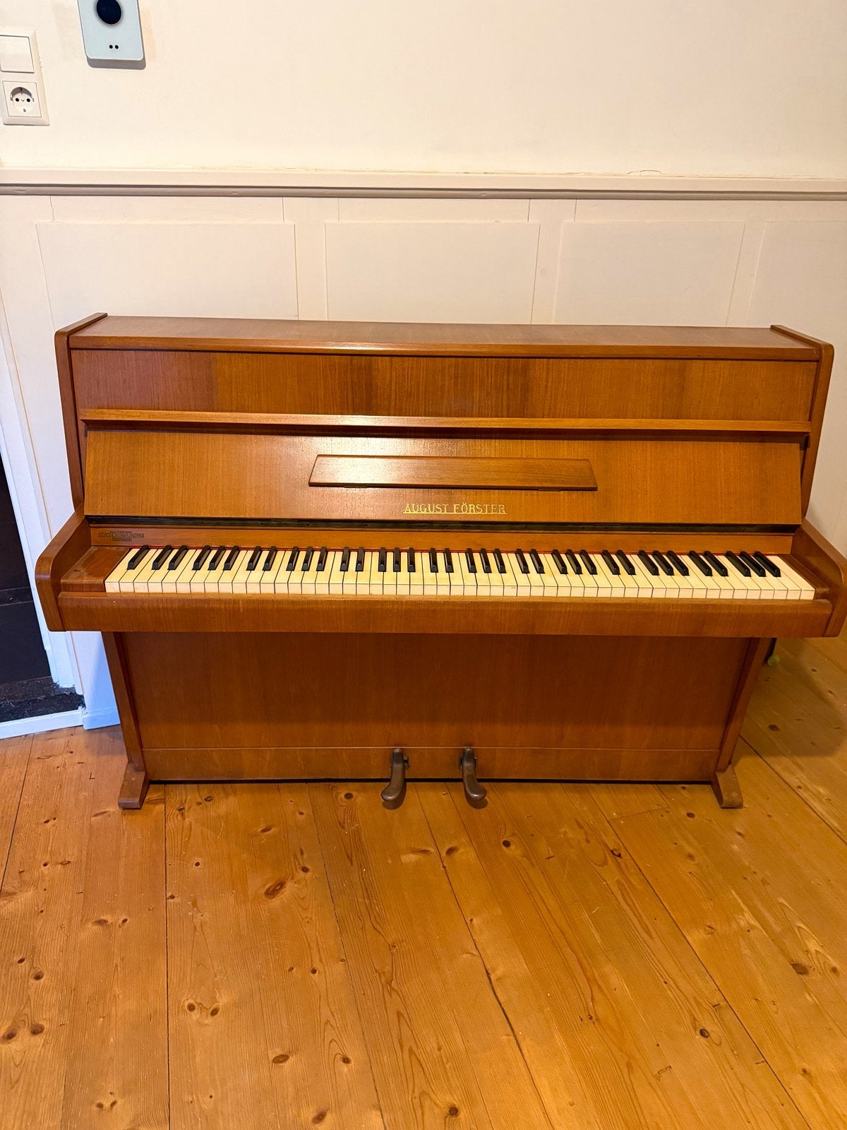 Förster piano – Tsjechoslowakije – goede staat, Ophalen, Gebruikt, Bruin, Piano