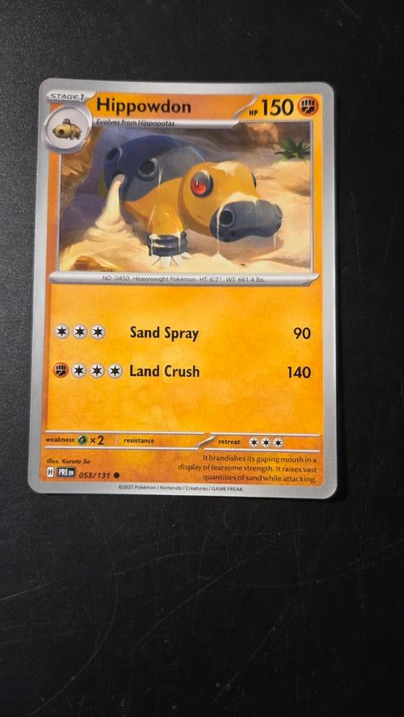 053/131 Hippowdon Prismatic (Near Mint), Verzenden, Zo goed als nieuw, Losse kaart
