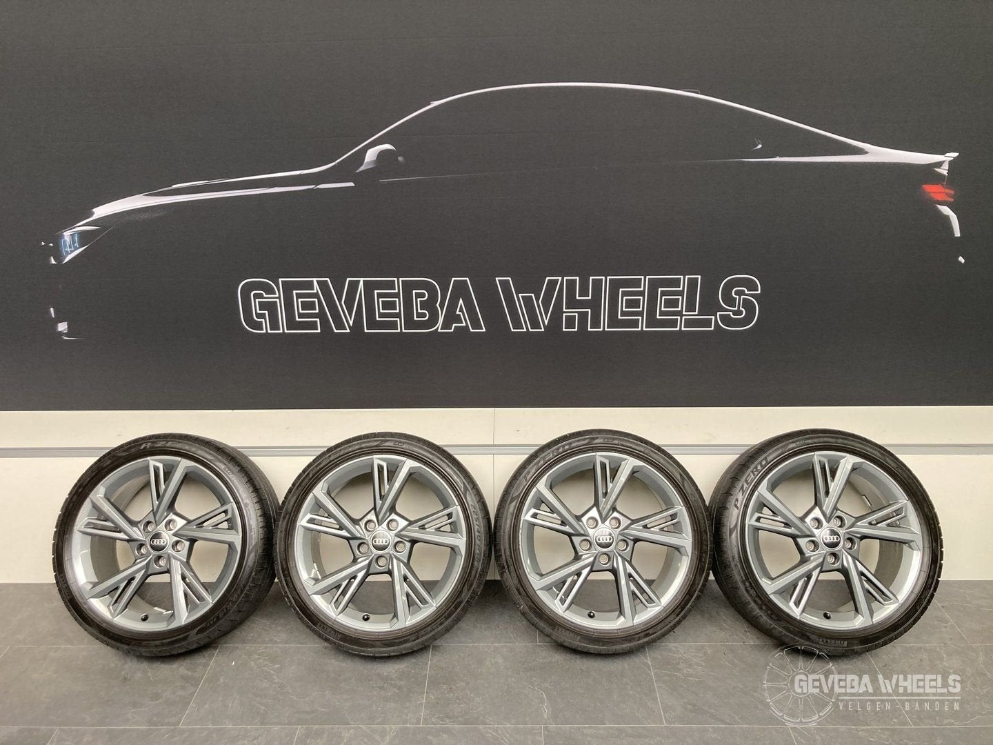 18” originele Audi A3 S3 8P 8V 8Y velgen + banden 5x112  8Y0, 18 inch, Gebruikt, -, -