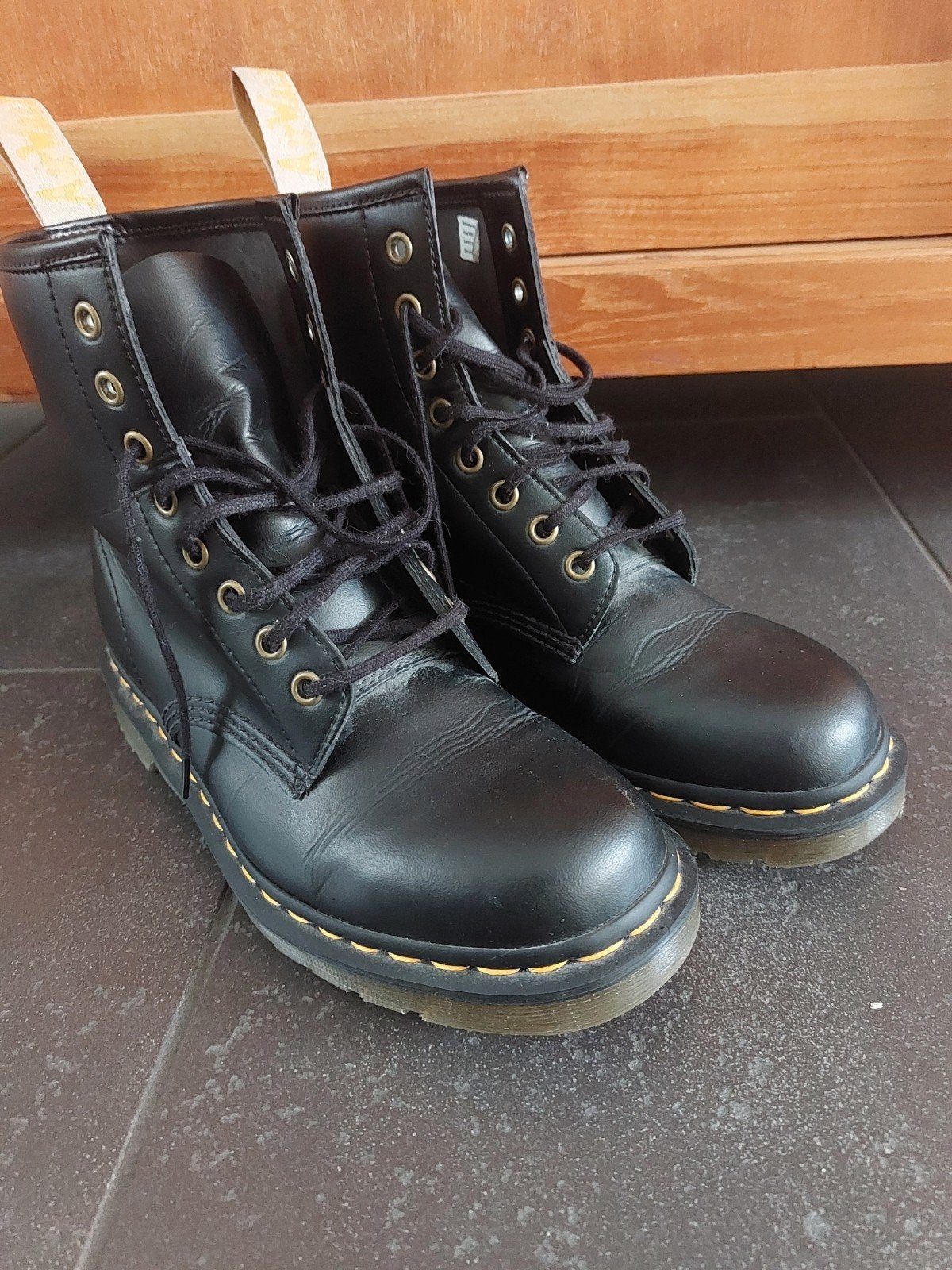 Dr. Martens maat 40, NIEUW, zwarte veter, vegan uitvoering, Kleding | Dames, Schoenen, Ophalen, Zwart, Overige typen, Dr. Martens