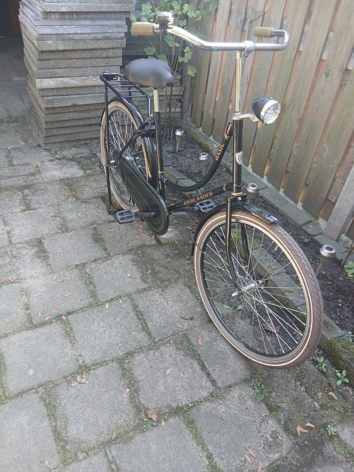 Highlander Basic damesfiets - Zo goed als nieuw, Terugtraprem, Zo goed als nieuw, 50 tot 53 cm, Ophalen