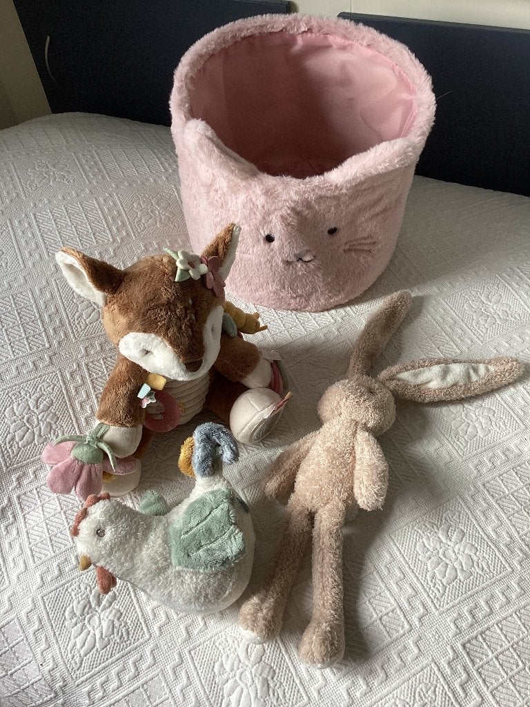 Little Dutch activity hert en haasje en kip, Kinderen en Baby's, Speelgoed | Babyspeelgoed, Ophalen, Zo goed als nieuw, Overige typen