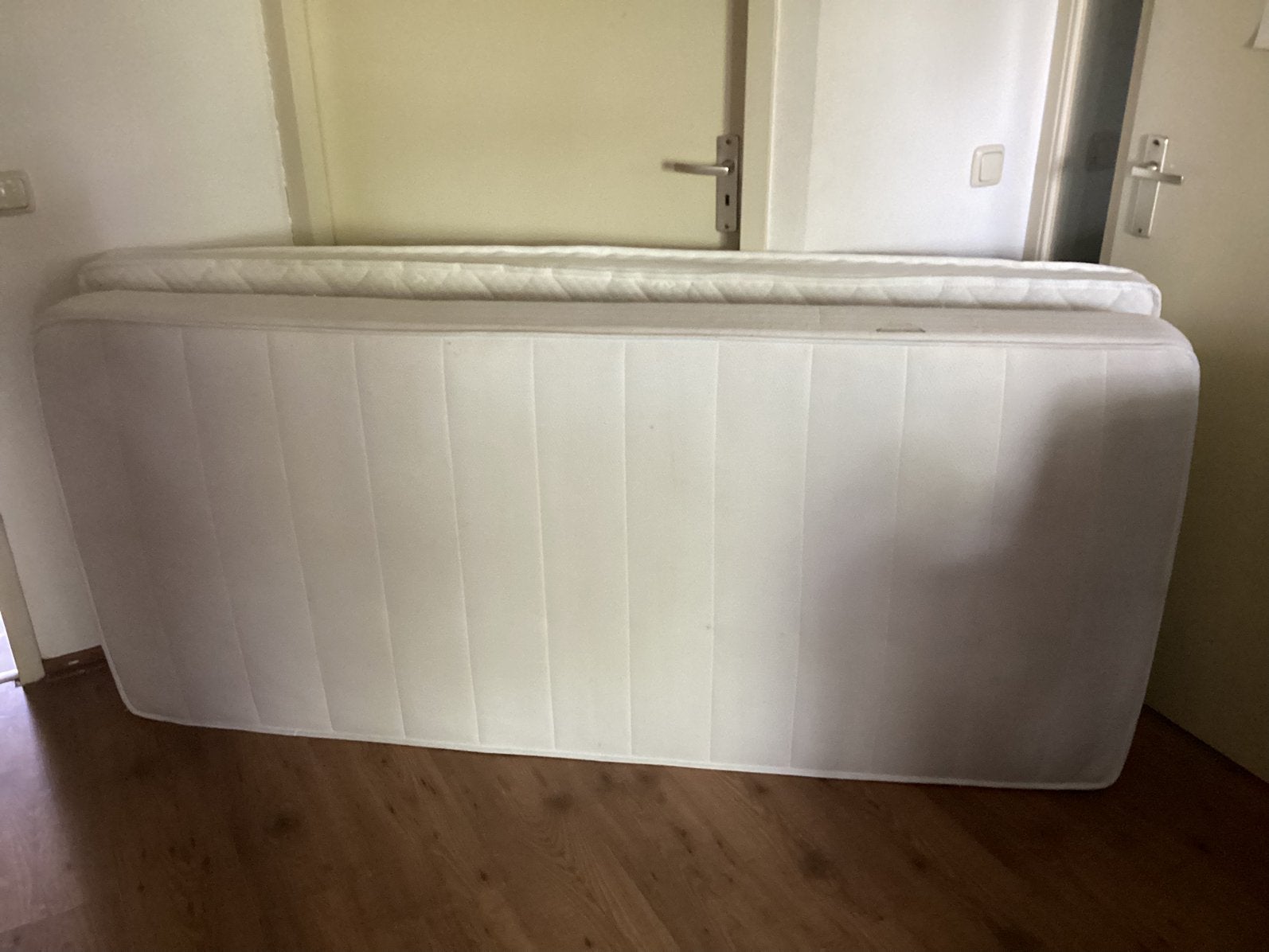 Matras plus topdekmatras, Ophalen, Gebruikt, 90 cm, Eenpersoons