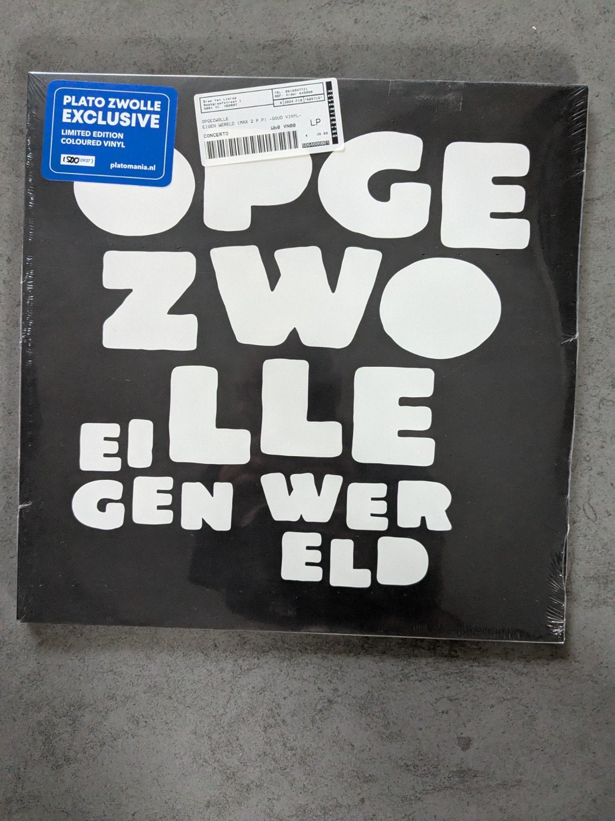 Opgezwolle - Eigen Wereld (Limited Edition Coloured Vinyl), LP, Overige genres, Ophalen of Verzenden, 12 inch