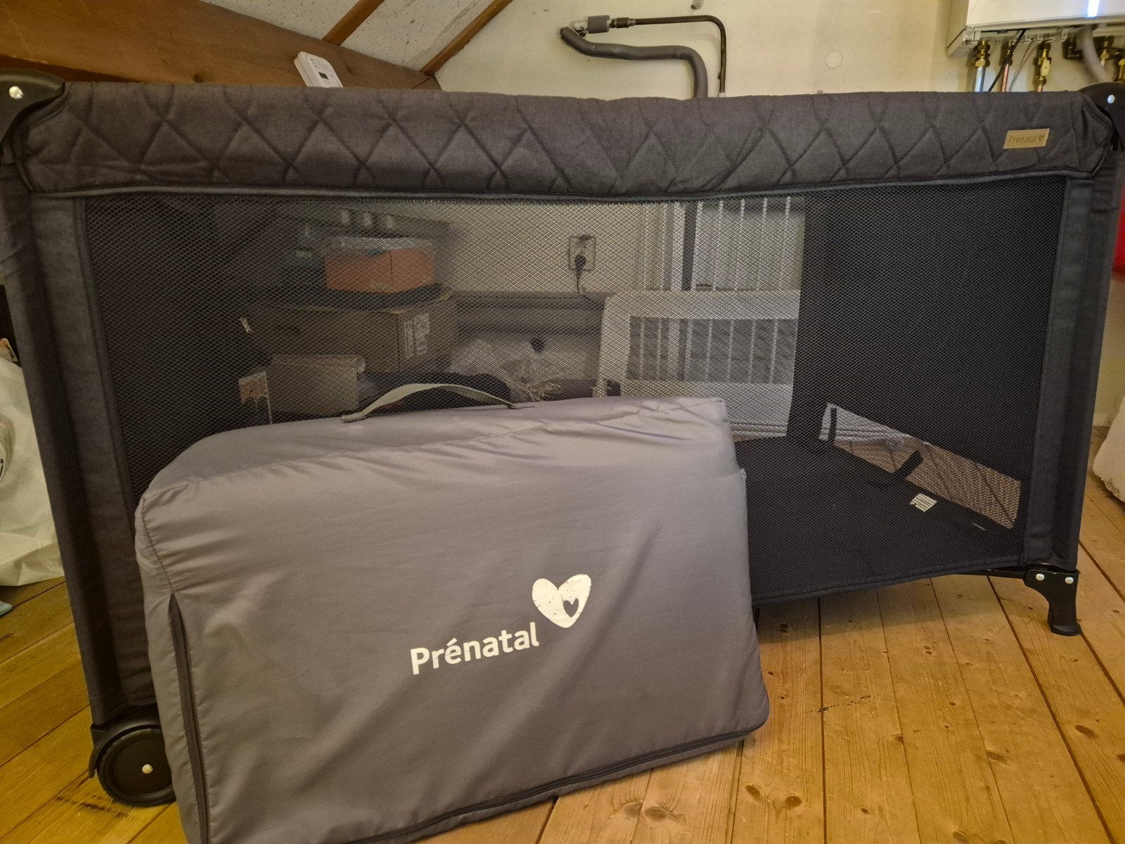 Prénatal campingbedje, Ophalen, Gebruikt, 70 tot 85 cm, Matras