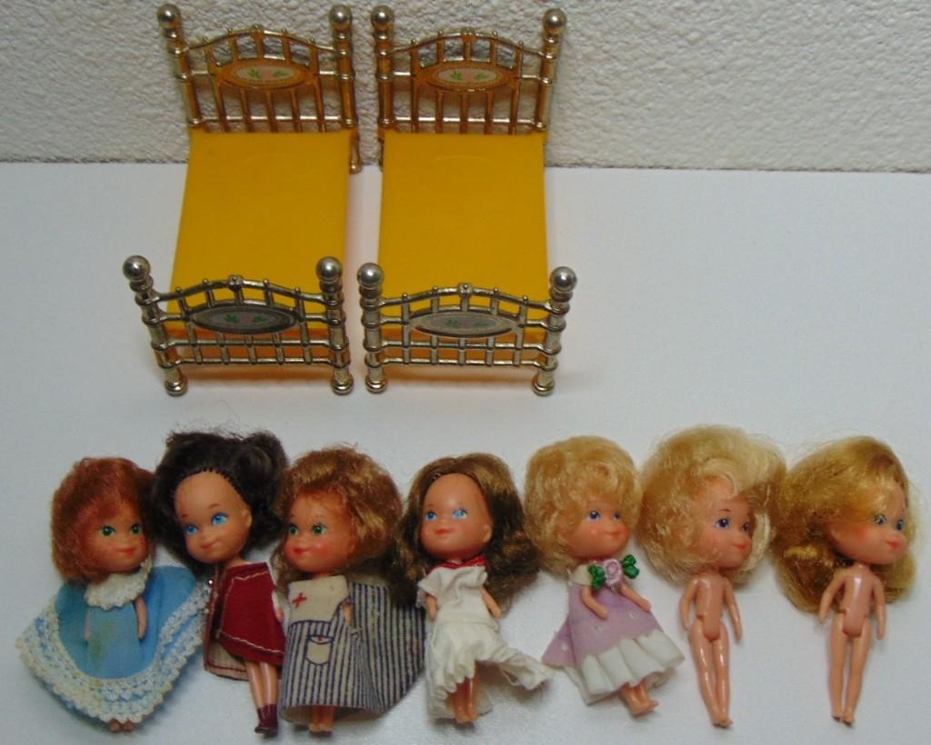 Jaren 80 barbie vintage Liddle Kiddles van Mattel, Ophalen of Verzenden, Gebruikt, Pop