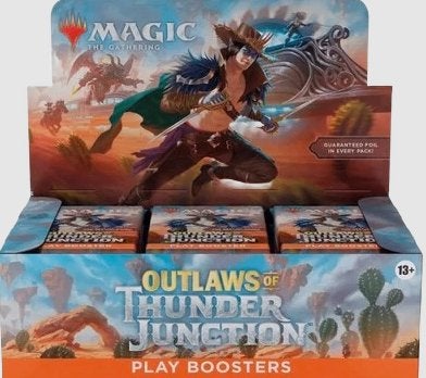 Magic The Gathering booster box Outlaws of Thunder Junction, Hobby en Vrije tijd, Ophalen of Verzenden, Nieuw, Boosterbox