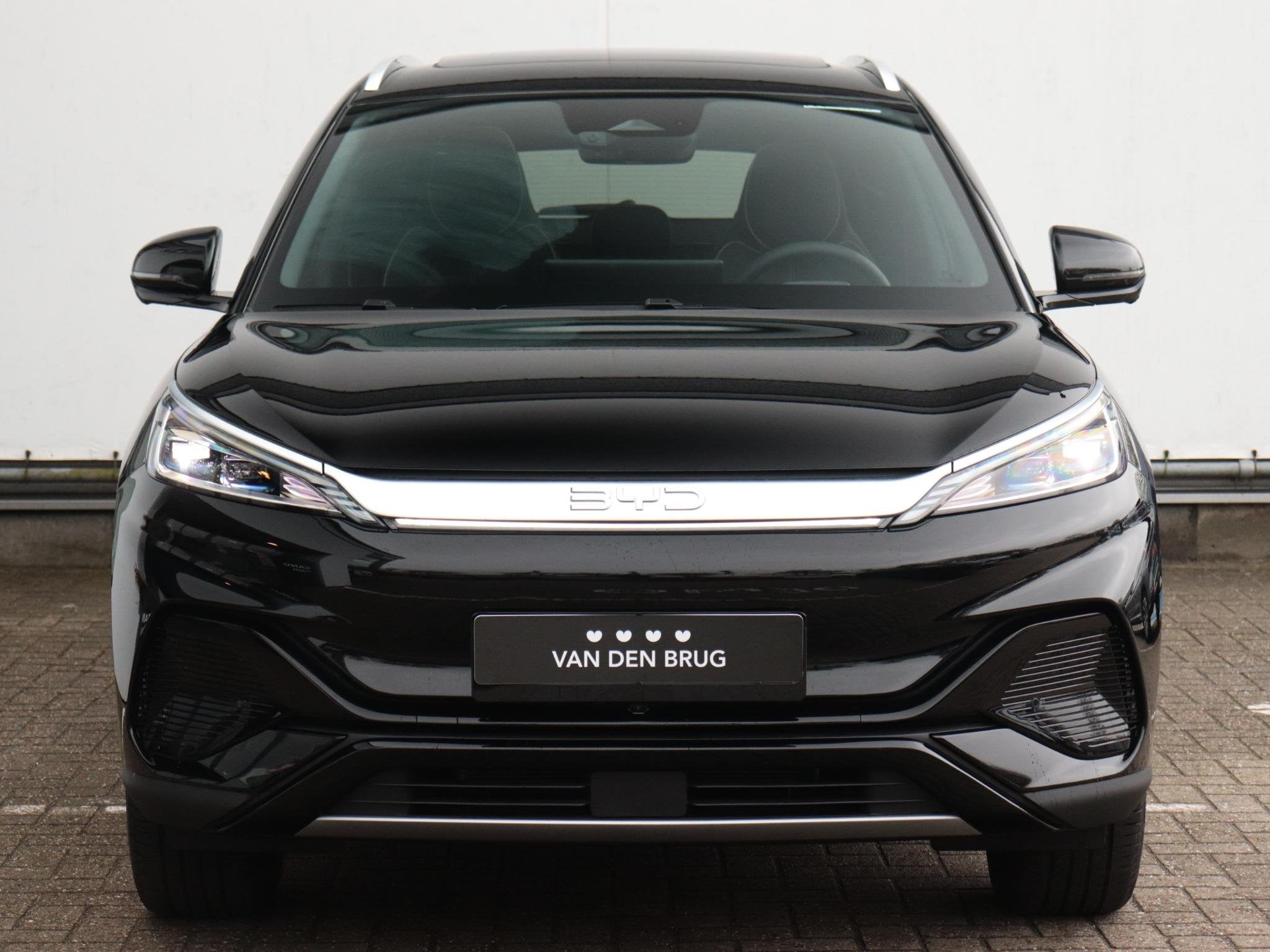 BYD ATTO 3 Design 60 kWh | Nieuw | Panoramadak | Warmtepomp, Auto's, BYD, Zwart, Zwart, 1725 kg, Nieuw