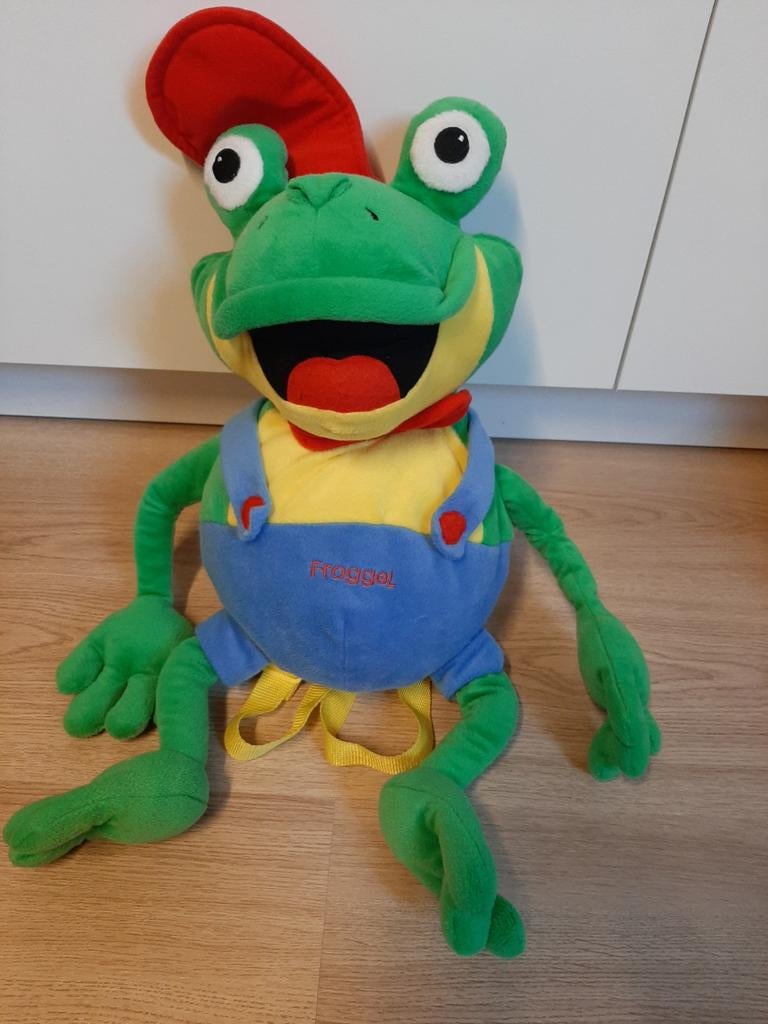 Froggel kikker rugzak faunaland, Ophalen of Verzenden, Kikker
