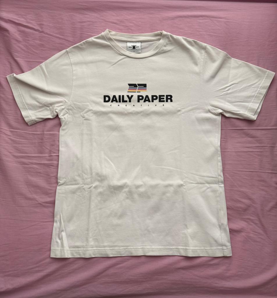 Daily Paper t-shirt maat s, Ophalen of Verzenden, Gedragen, Maat 46 (S) of kleiner, Wit