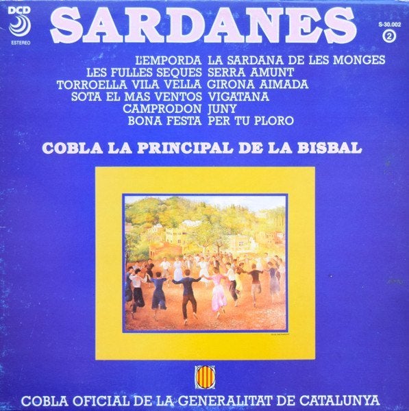LP Cobla La Principal De La Bisbal Sardanes 2 Cobla SPANJE, Ophalen of Verzenden, Zo goed als nieuw, 12 inch, LP