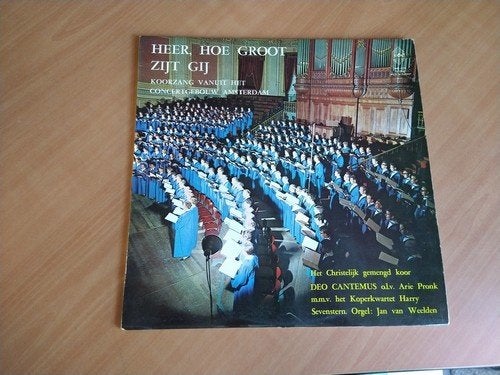 Cantemus - Heer, hoe groot zijt gij - Arie Pronk, Ophalen of Verzenden, Zo goed als nieuw