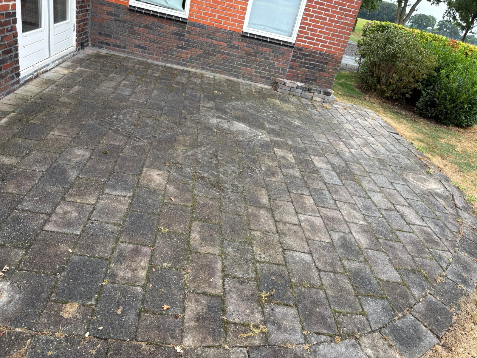 Terrastegels / koppelstone te koop, Tuin en Terras, Tegels en Klinkers, Ophalen, Zo goed als nieuw, 10 m² of meer, Beton