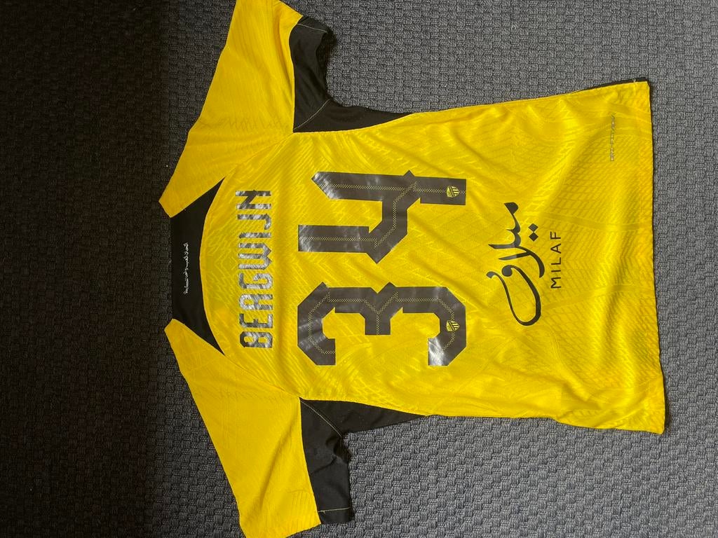 Al Ittad shirt Bergwijn maat M, Maat M, Ophalen of Verzenden, Nieuw, Shirt