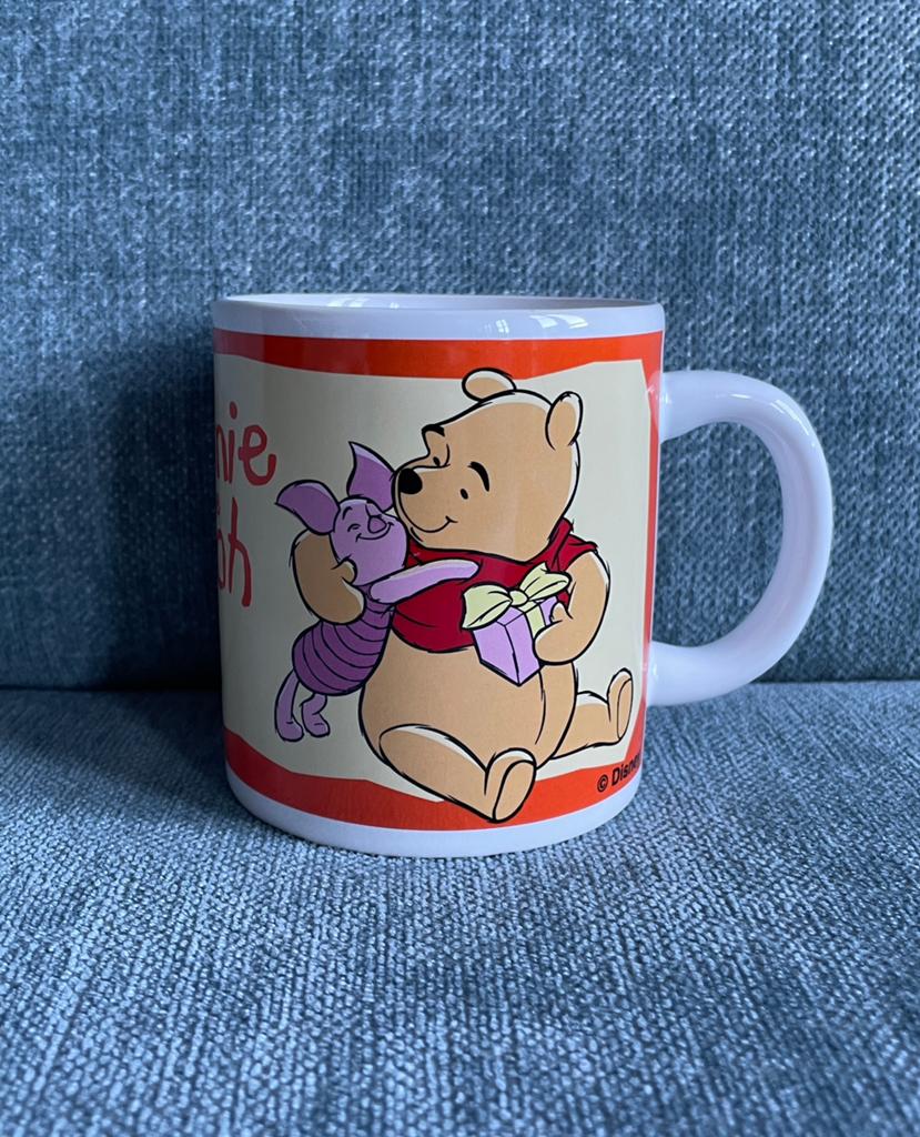 Porseleinen drink mok Winnie de Pooh, Ophalen of Verzenden, Winnie de Poeh of vrienden, Zo goed als nieuw, Servies