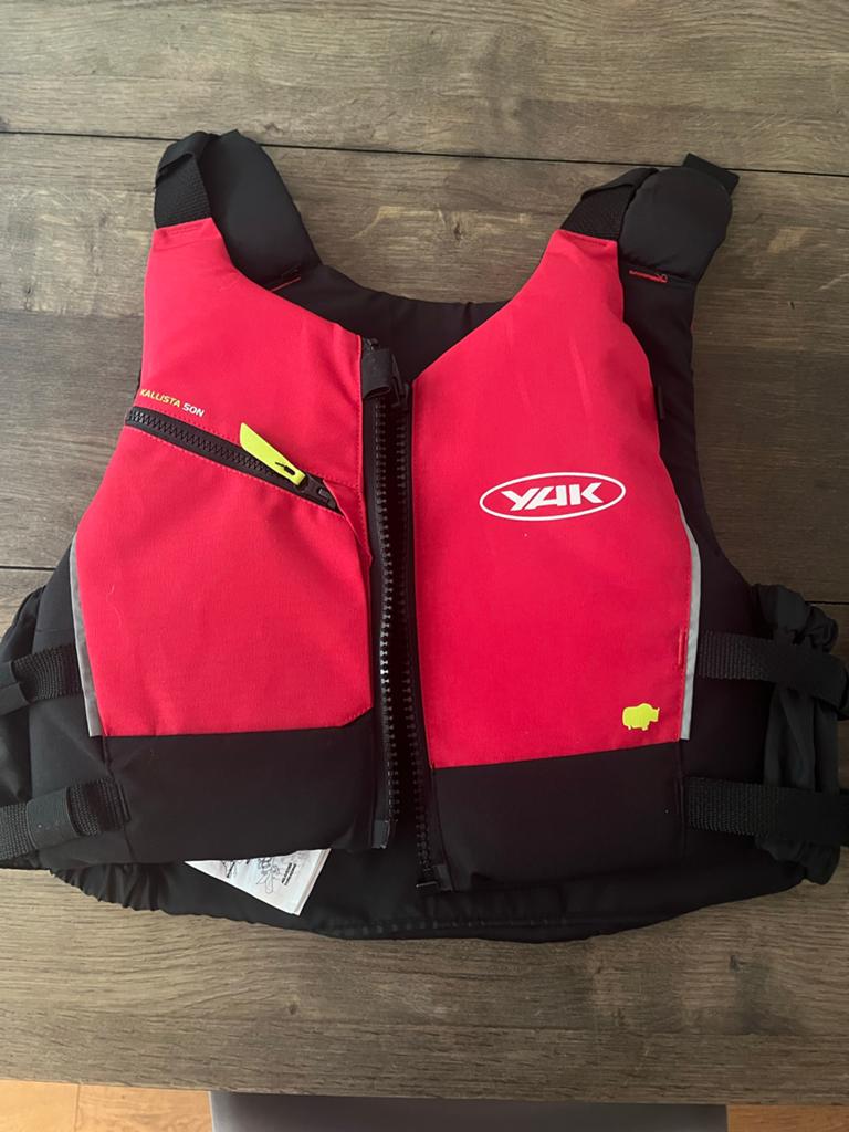 YAK Kallista 50N Zwemvest/Reddingsvest - Maat L/XL, Watersport en Boten, Watersportkleding, Zo goed als nieuw, Reddingsvest of Zwemvest