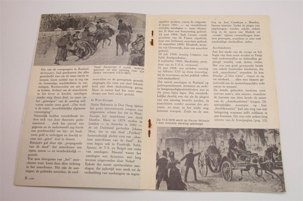 Anarchisten & Anarchisme — Een Historisch Overzicht [1965], Boeken, Ophalen of Verzenden, Gelezen, Nederland