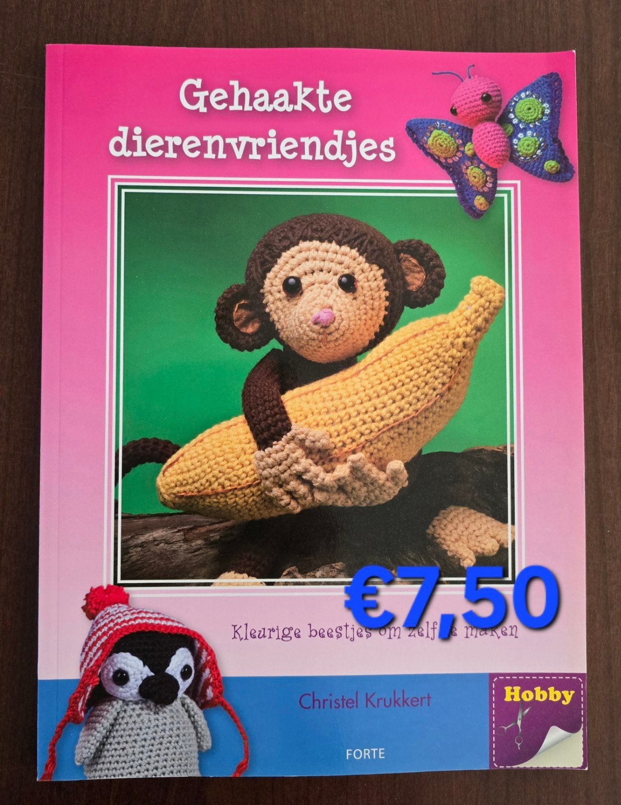 Gehaakte dieren: haakboek zo goed als nieuw, Ophalen of Verzenden, Zo goed als nieuw