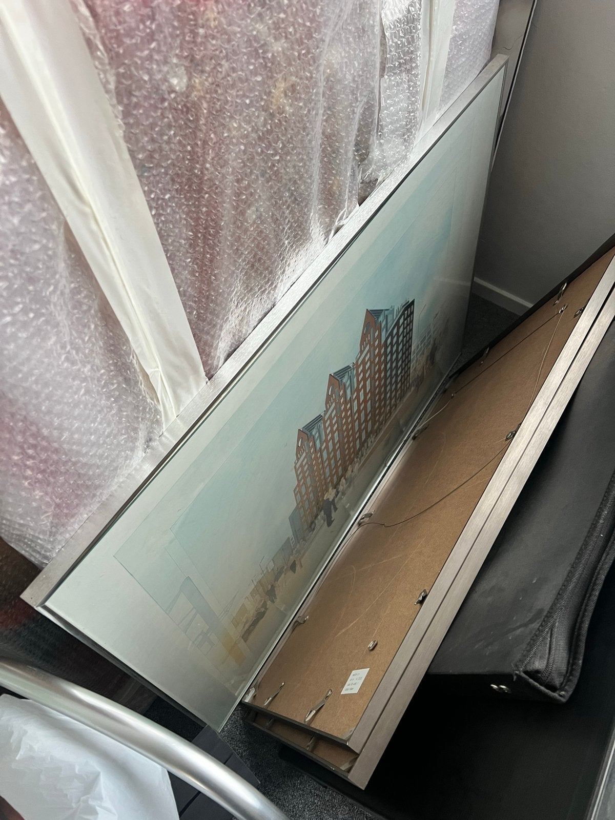 Set van 3 Posterlijsten: Bronskleurig en Geborsteld Aluminiu, Ophalen, Metaal, Meerkleurig, Posterlijst