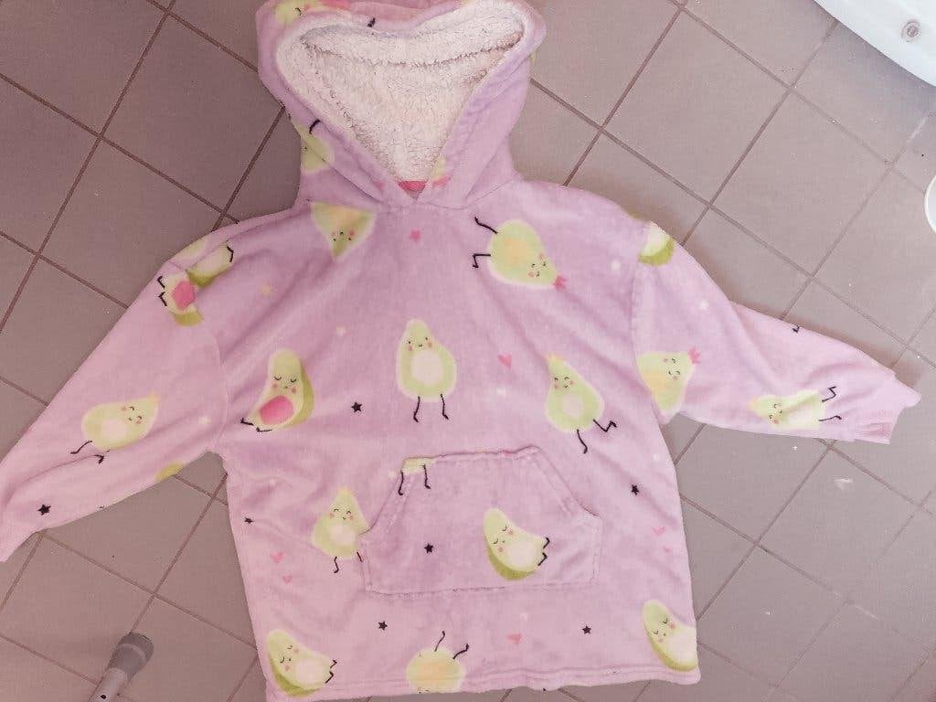 Kinder Fleece Deken-Trui / Snuddie (Maat S-M / 122-140), Ophalen of Verzenden, Gebruikt