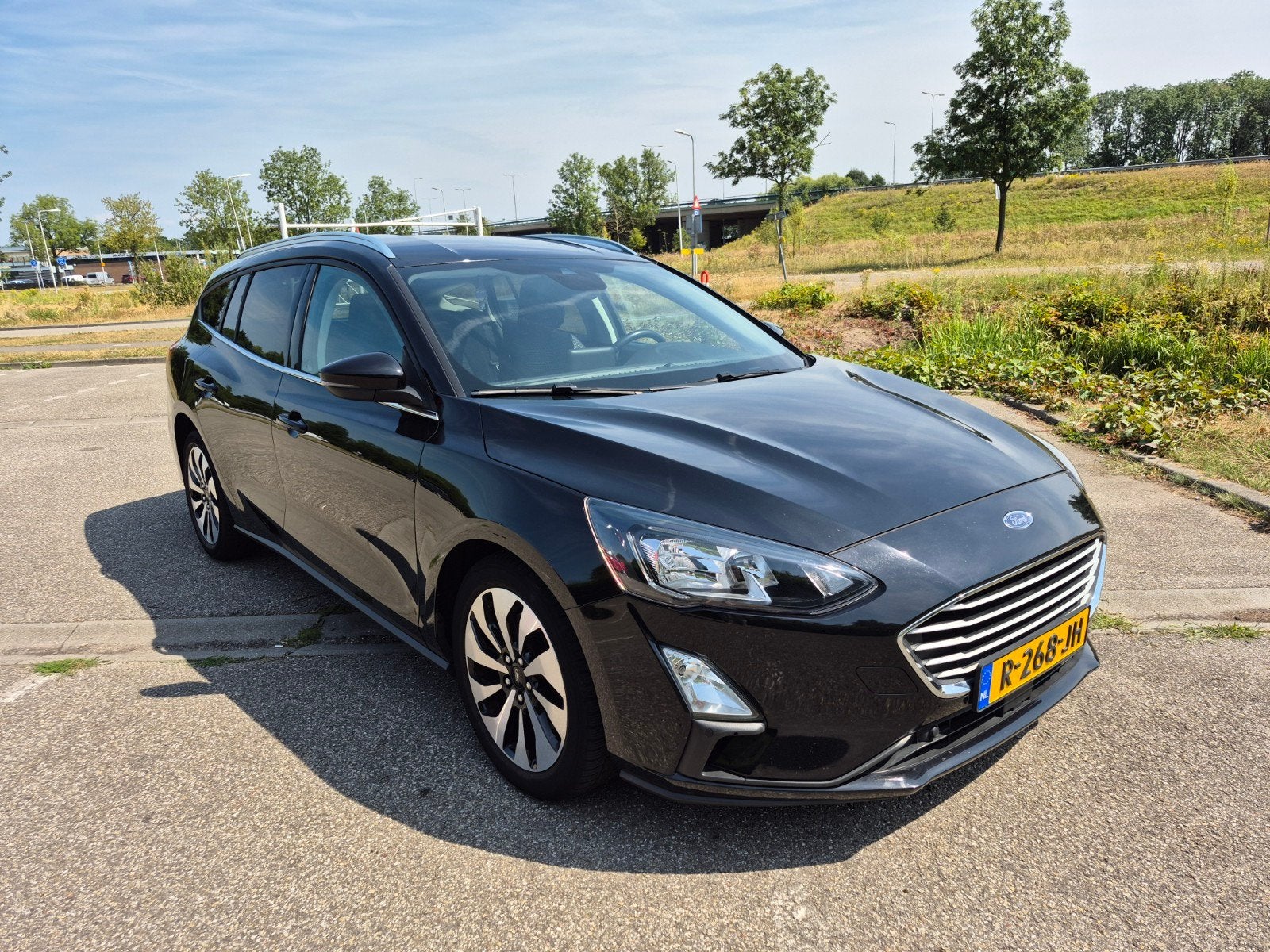 Ford Focus wagon 1.0 Ecoboost Trend Edition Business 125pk, Auto's, Ford, Euro 6, 1283 kg, Zwart, Stationwagon