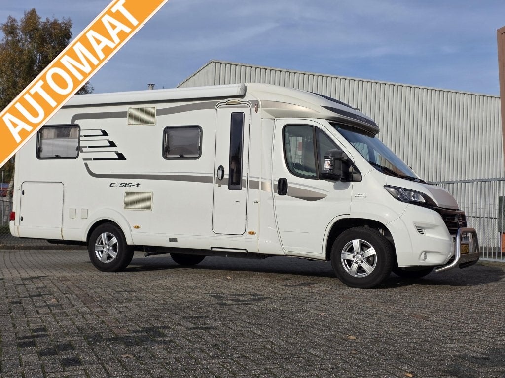 Hymer Exsis-T 588 Automaat 150PK 2017 Lage Enkele Bedden, Caravans en Kamperen, Automaat, Koelkast, Ringverwarming, Tot en met 2