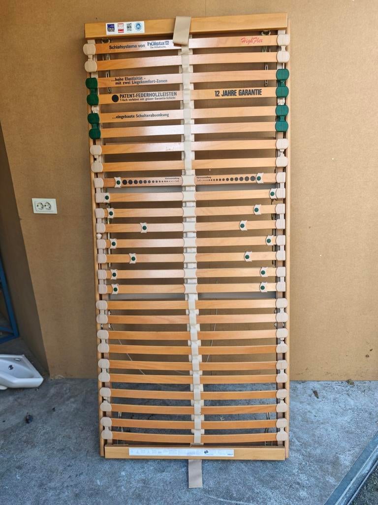 Lattenbodem 195x90 cm 2 stuks, Huis en Inrichting, Slaapkamer | Matrassen en Bedbodems, Ophalen, Zo goed als nieuw, Eenpersoons