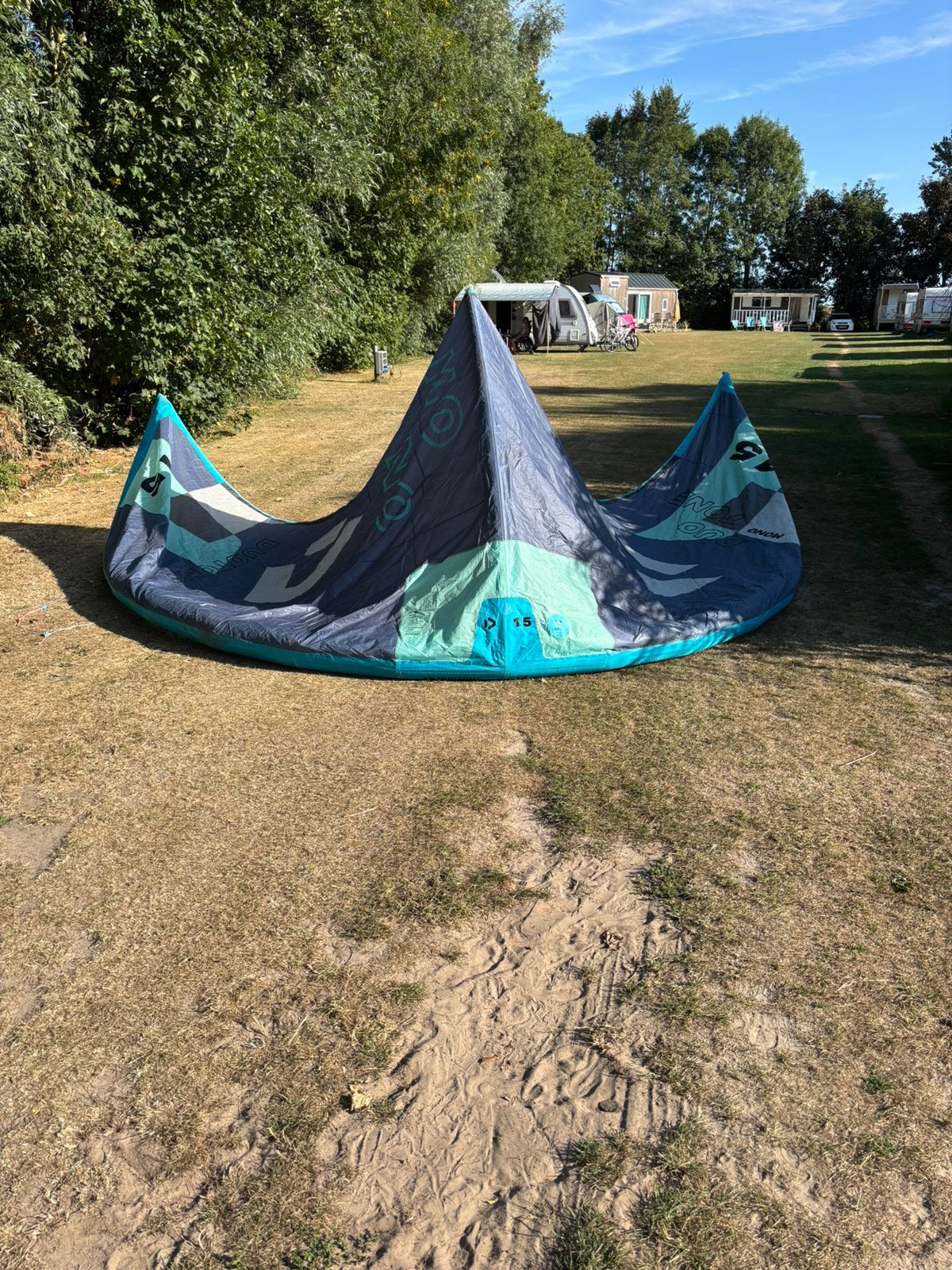 Duotone Mono (2021) in 15sqm, Ophalen, Gebruikt, 15 m², Kite