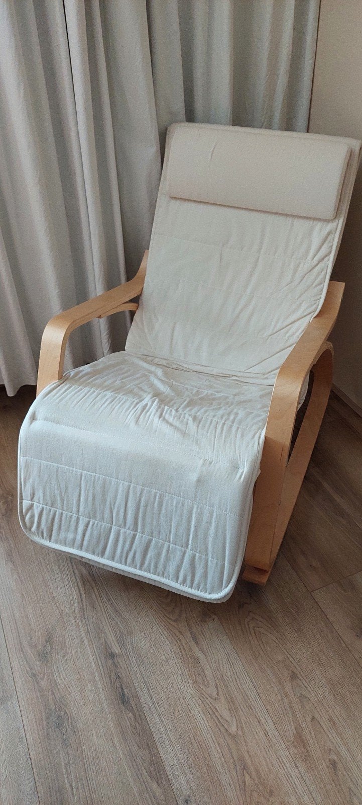 IKEA Poäng Schommelstoel met relaxfunctie, Huis en Inrichting, Stoelen, Ophalen, Gebruikt, Overige kleuren, Modern, Scandinavisch