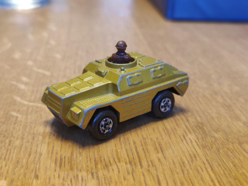 Matchbox Stoat Leger GROEN, Ophalen of Verzenden, Zo goed als nieuw, Auto