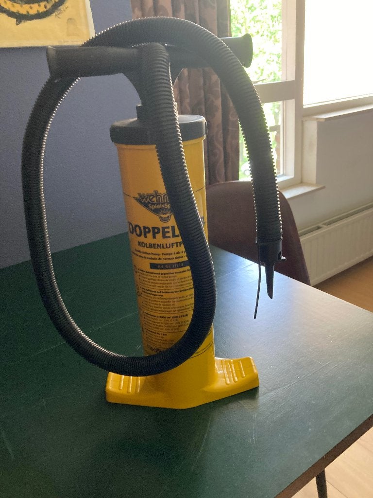 luchtbedpomp, Ophalen, Zo goed als nieuw, Handmatig
