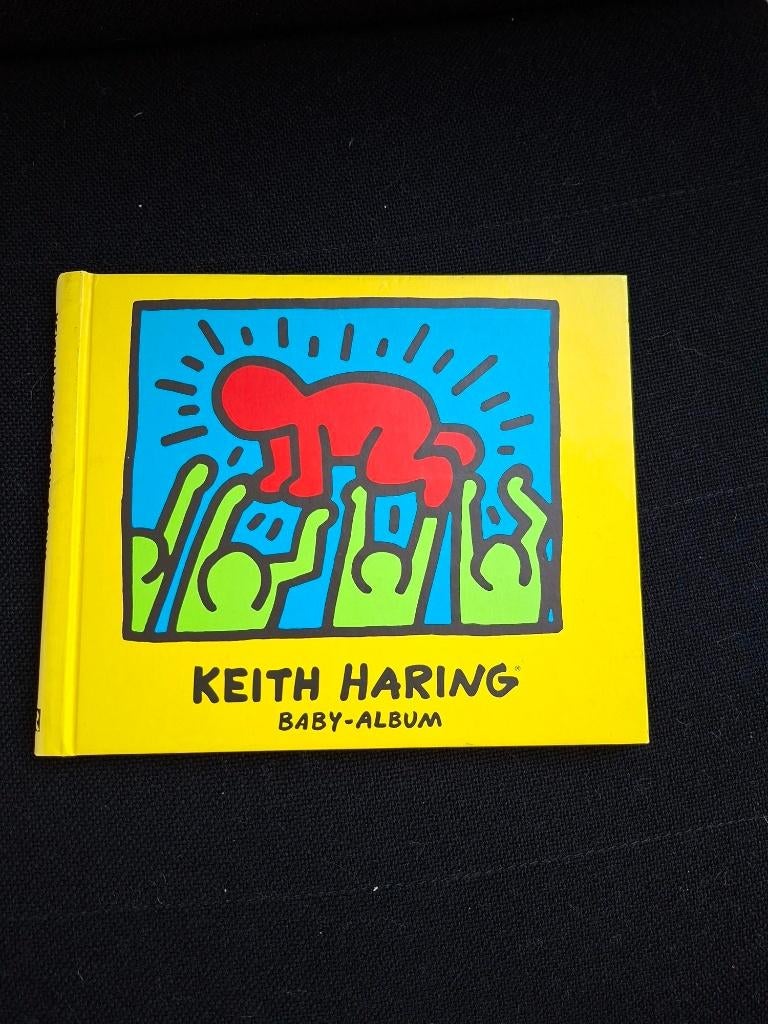 boek Keith Haring baby-album pop art  kunst 1995, Keith Haring, Ophalen of Verzenden, Zo goed als nieuw, Schilder- en Tekenkunst