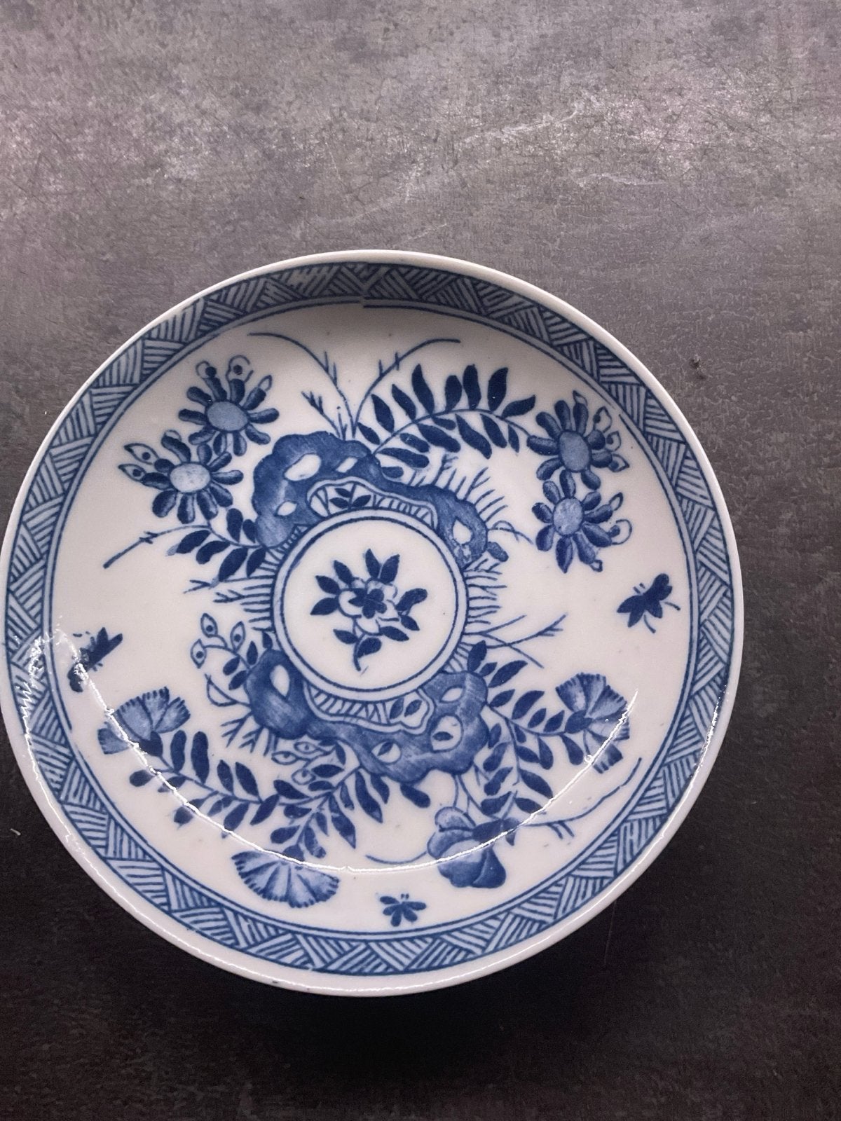 Set van 2 gave Antieke Chinese Porseleinen Schotels bordjes, Ophalen of Verzenden
