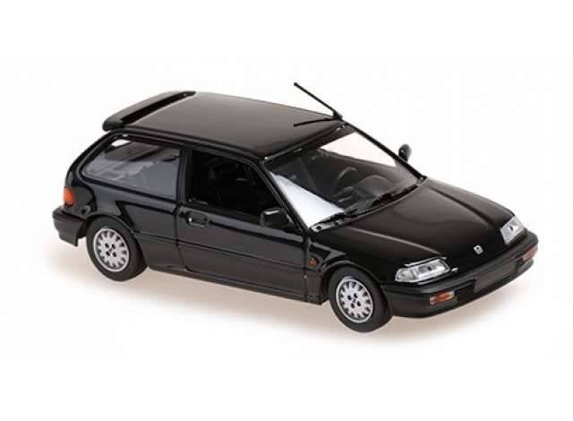 Zwarte Honda Civic van Maxichamps 1/43, Ophalen of Verzenden, Nieuw, Auto, Overige merken