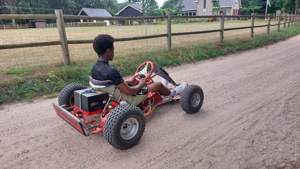 Elektrische kart, go kart, offroad kart, Ophalen, Gebruikt
