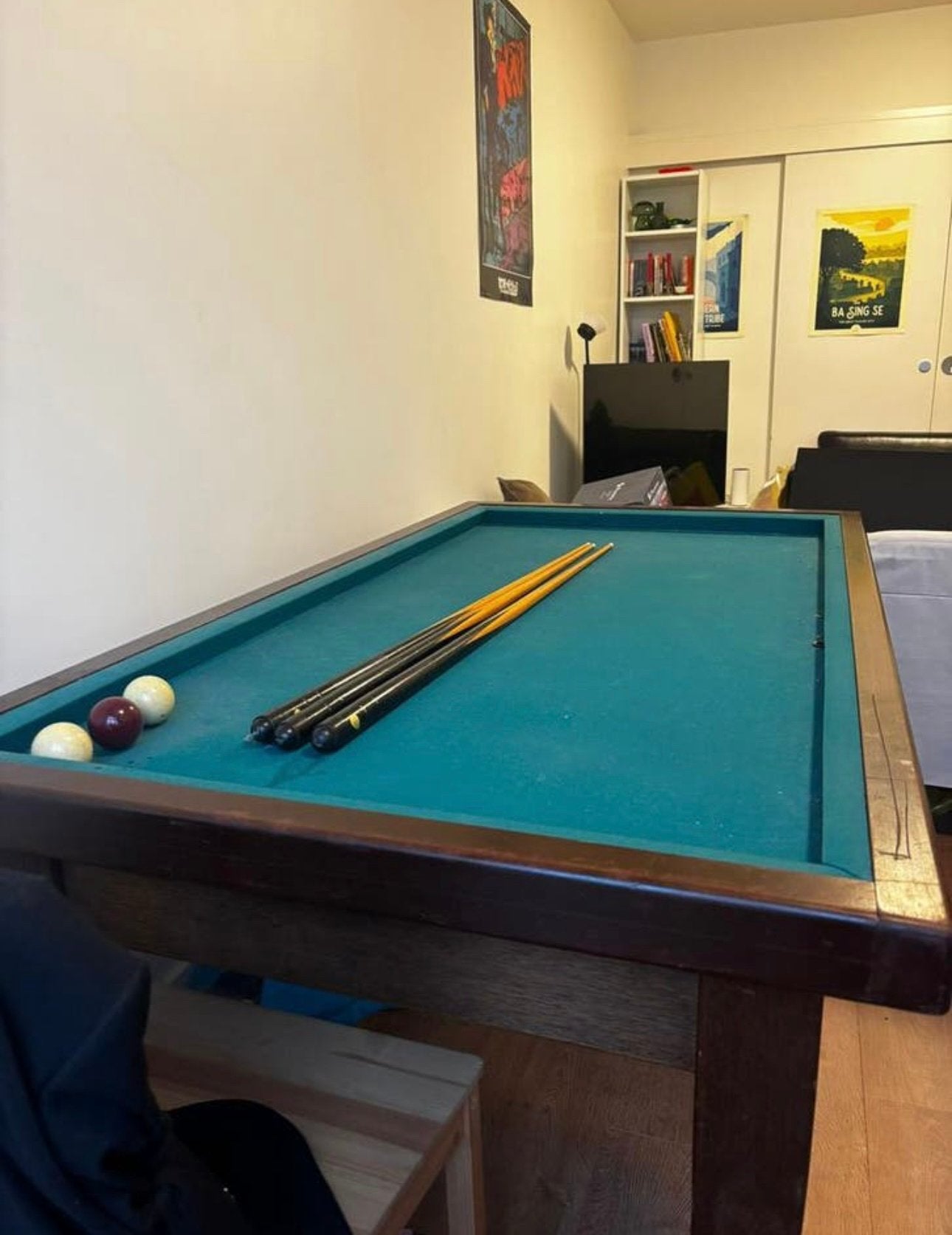 Biljarttafel, Sport en Fitness, Biljarten en Poolen, Ophalen, Gebruikt, Biljarttafel
