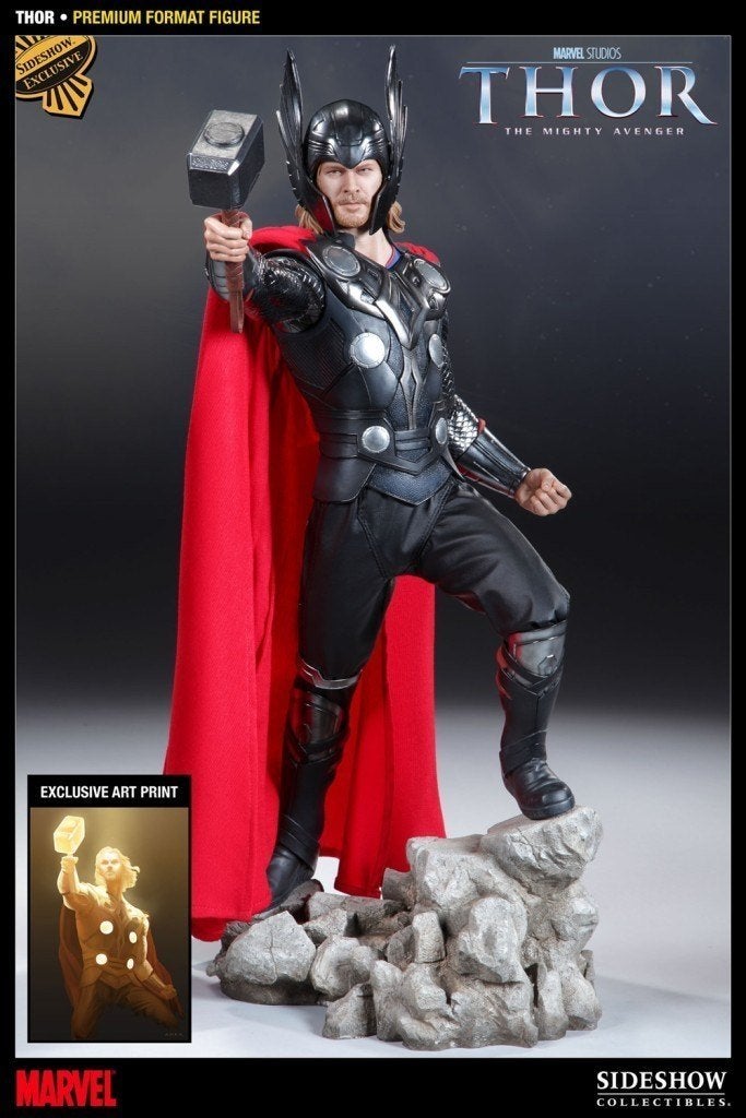 sideshow MIGHTY THOR premium format exclusive!, Verzamelen, Ophalen, Zo goed als nieuw, Film, Beeldje, Replica of Model