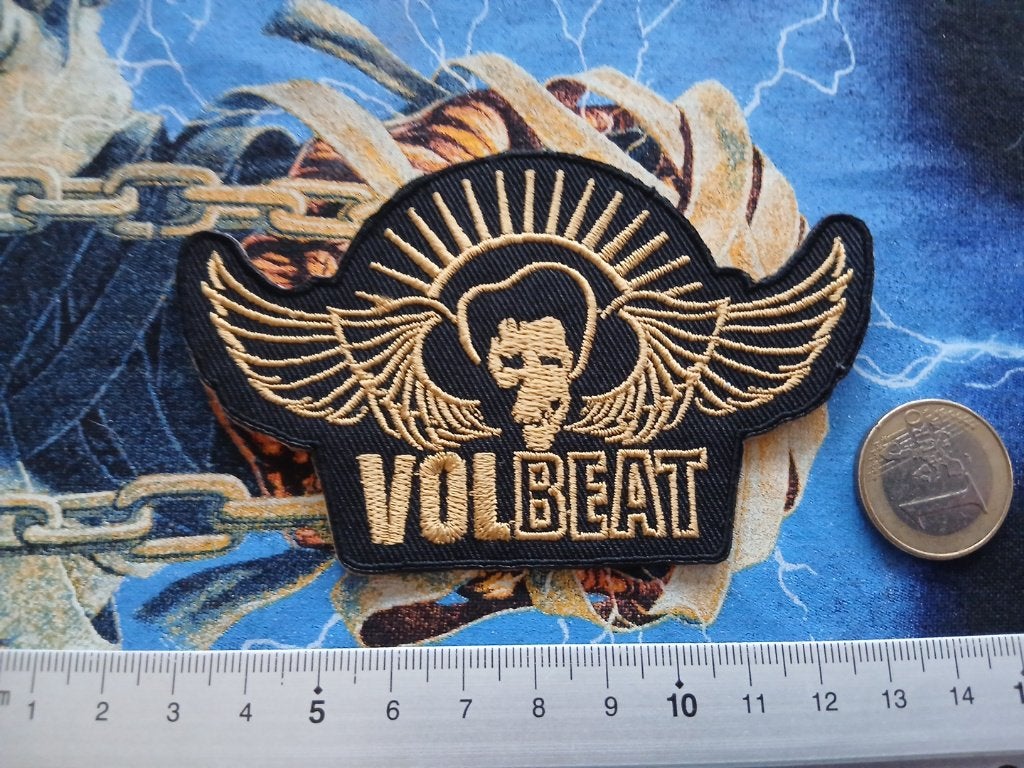 Volbeat mooie shaped patch v63, Ophalen of Verzenden, Nieuw, Kleding
