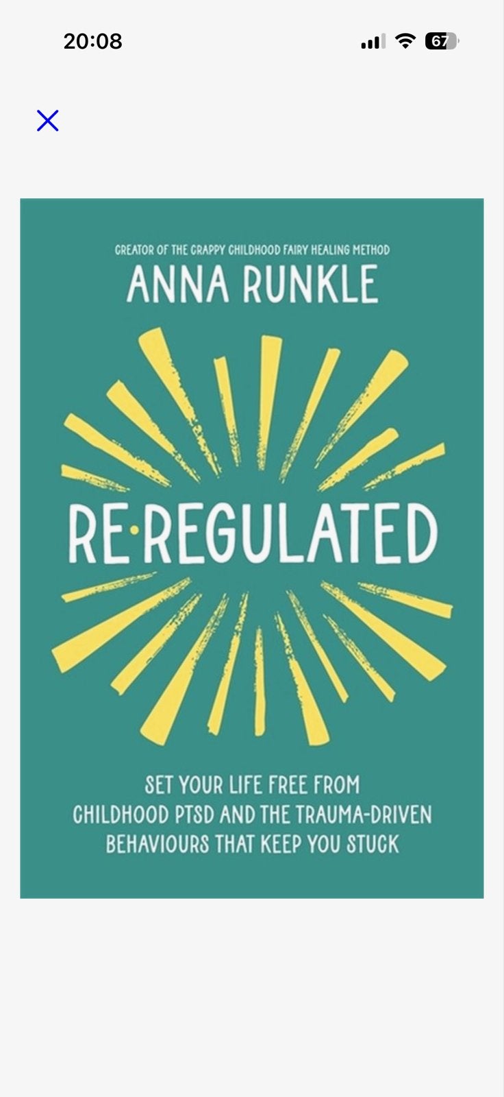 Anna Runkle - Re-Regulated / paperback, Ophalen of Verzenden, Zo goed als nieuw, Klinische psychologie