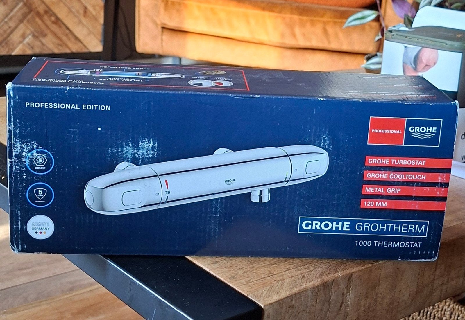 GROHE  Grohtherm 1000 thermische douchemengkraan
|
Grohtherm, Ophalen, Nieuw, Chroom, Douche