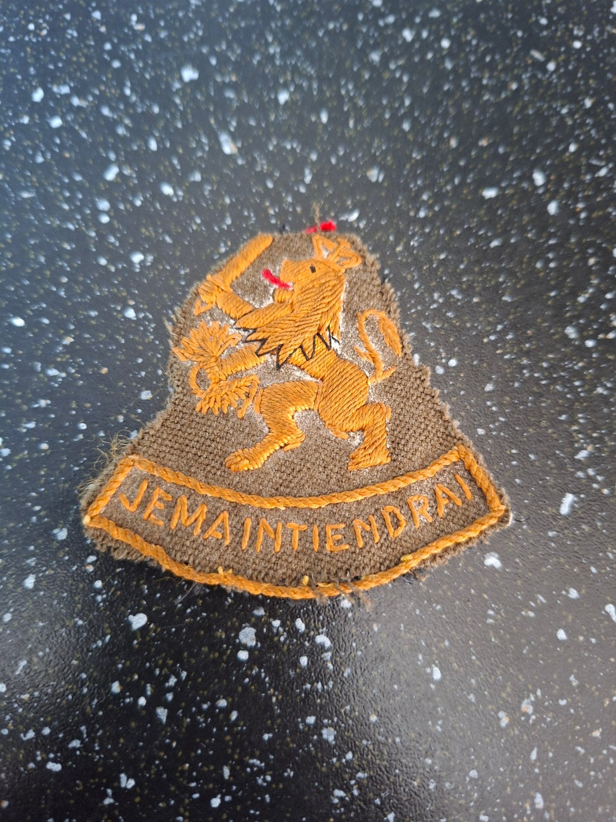 ww2 wo2 Nederlandse knil indie embleem, Ophalen of Verzenden, Nederland, Embleem of Badge