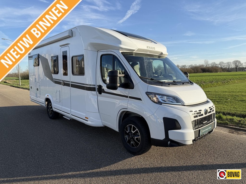 Knaus Live Wave Platinum 700 MEG, Lithium, 2x Airco, Thule, Caravans en Kamperen, Ringverwarming, Fiat, Bedrijf, ESP-stabiliteitscontrole