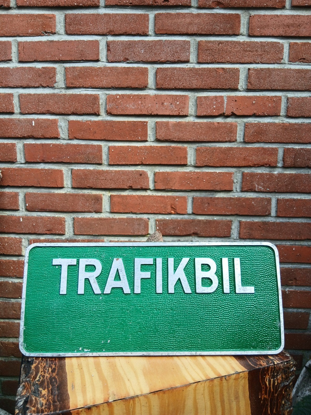 Origineel Trafikbil bord, Ophalen of Verzenden, Gebruikt, Overige merken, Carrosserie en Plaatwerk