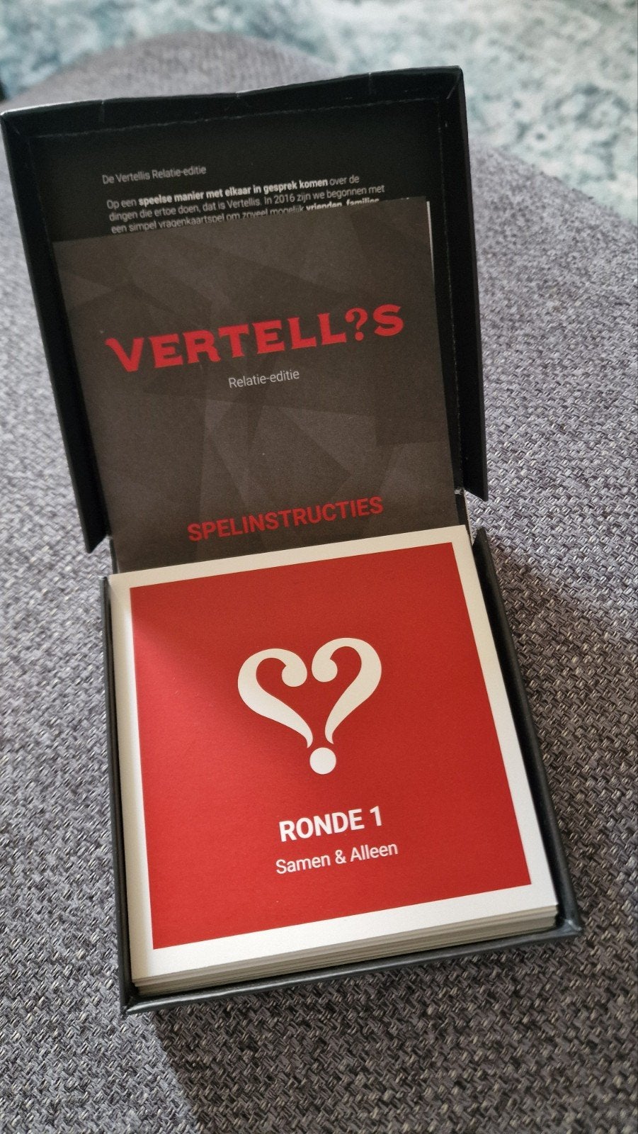 Vertellis Relatie-editie: Gesprekskaarten voor Koppels, Een of twee spelers, Ophalen of Verzenden, Vertellis