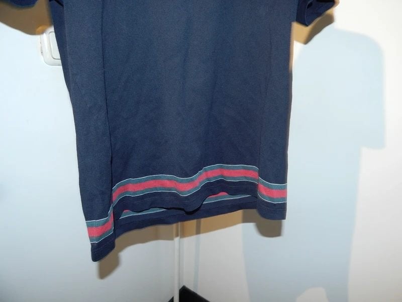 Gucci zwart shirt rood groene band onderkant mt M, Zwart, Gucci, Gedragen, Verzenden