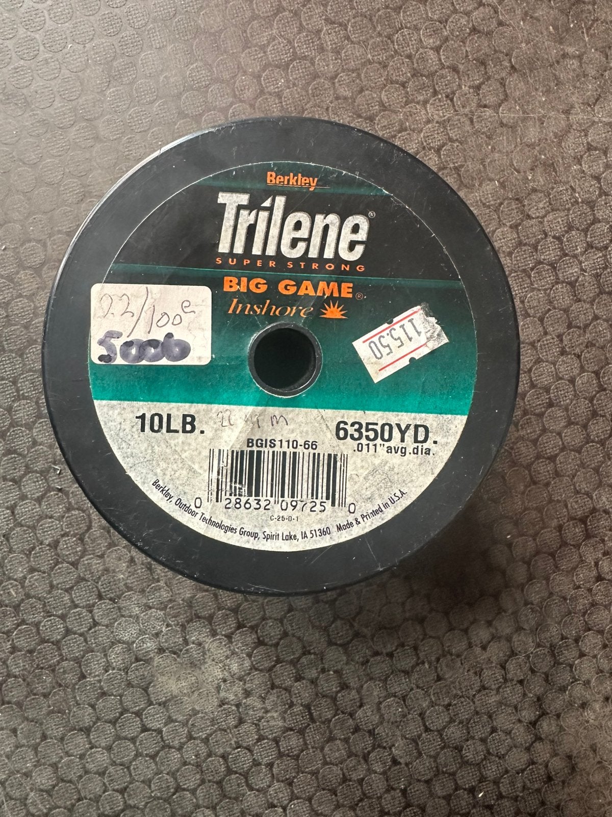 Grote klos berkley trilene 5000 meter, Ophalen of Verzenden, Zo goed als nieuw