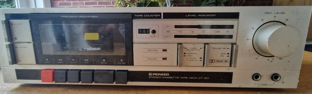 Pioneer cassettedeck CT-301 voor onderdelen, Audio, Tv en Foto, Cassettedecks, Ophalen, Enkel, Overige merken, Tape counter