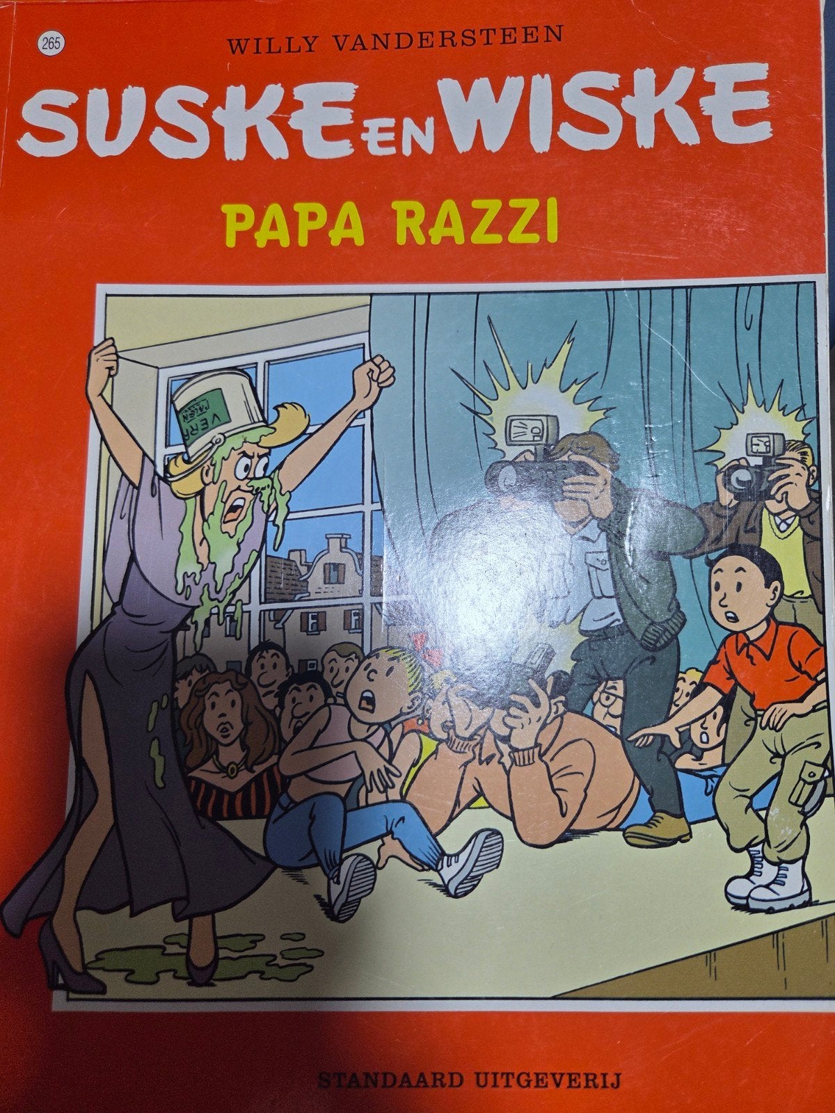 Suske en Wiske: De Sprietatoom & Papa Razzi (2 stripboeken), Meerdere stripboeken, Ophalen of Verzenden, Gelezen, Willy Vandersteen