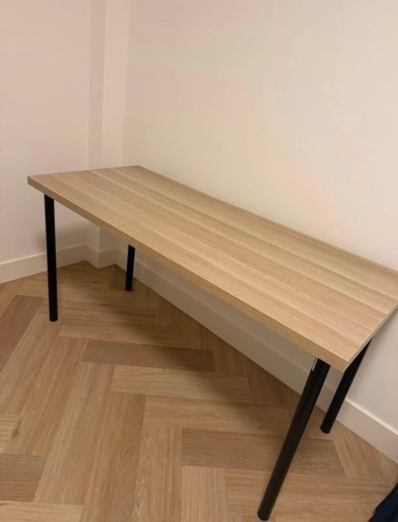 IKEA Lagkapten / Adils bureau/tafel 140x60 cm, Ophalen, Gebruikt, Spaanplaat of MDF, IKEA